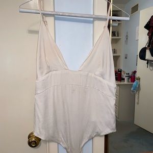 For Love & Lemons Silk Bodysuit